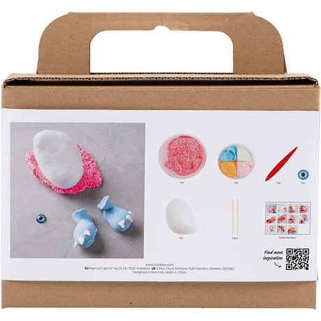 Kreativ virksomhed https: www.cchobby.nl mini-hobbyset-boetseren-monster-freddy-neon-roze-1-doos