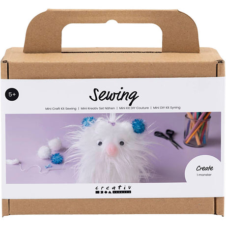 Kreativ virksomhed https: www.cchobby.nl mini-hobbyset-sewing-monster-diverse-colours-1-box