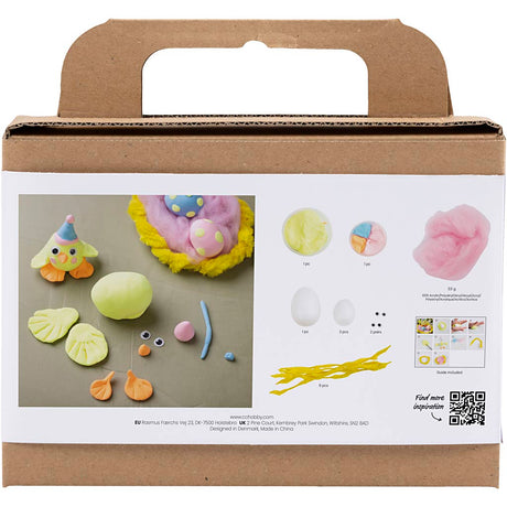 Kreativ virksomhed https: www.cchobby.nl mini-hobbyset-boetseren-Easterproducts-lightblue-orange-pastel-pink-lightyellow-1-box