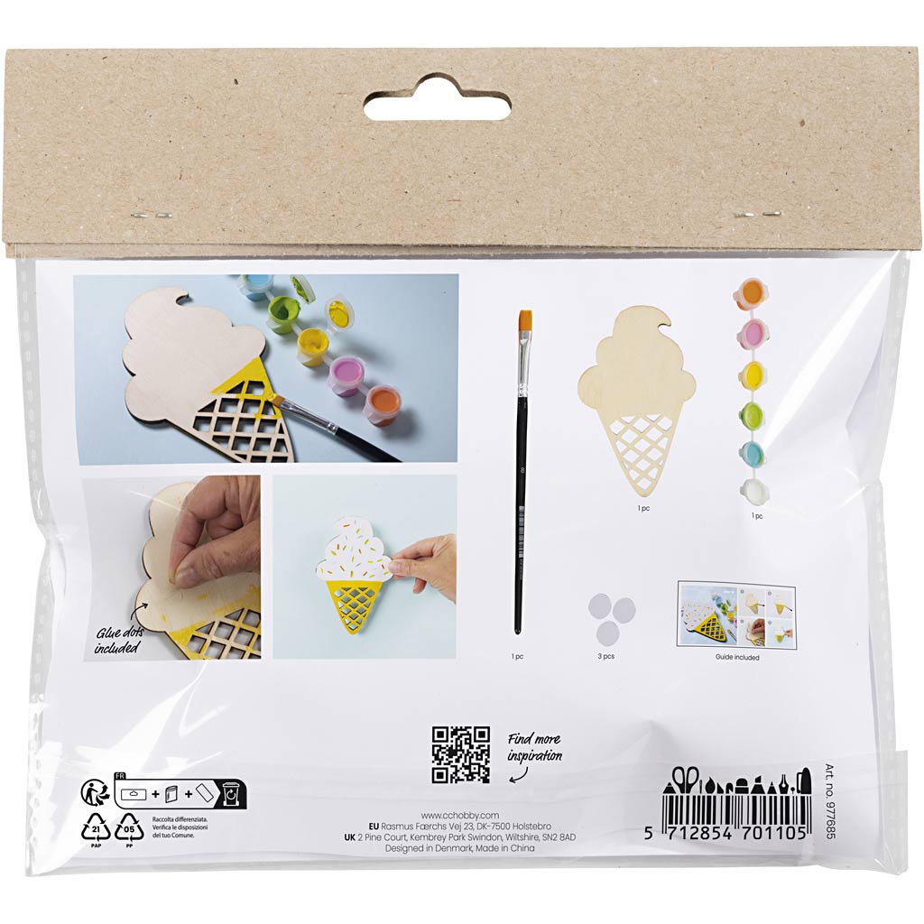 Https: www.cchobby.nl mini-hobbysæt-painting-ice-cream-cone-diverse-colours-1-box