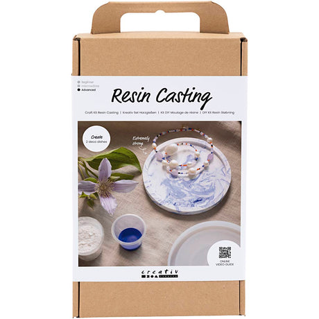 Https: www.cchobby.nl hobbysæt-resin-casting-round-tray-with-marmor-effect-blue-white-1-box