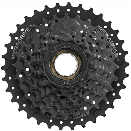 Sunrace gevindkassette kædehjul mf300 7-gears 14-34 - sort