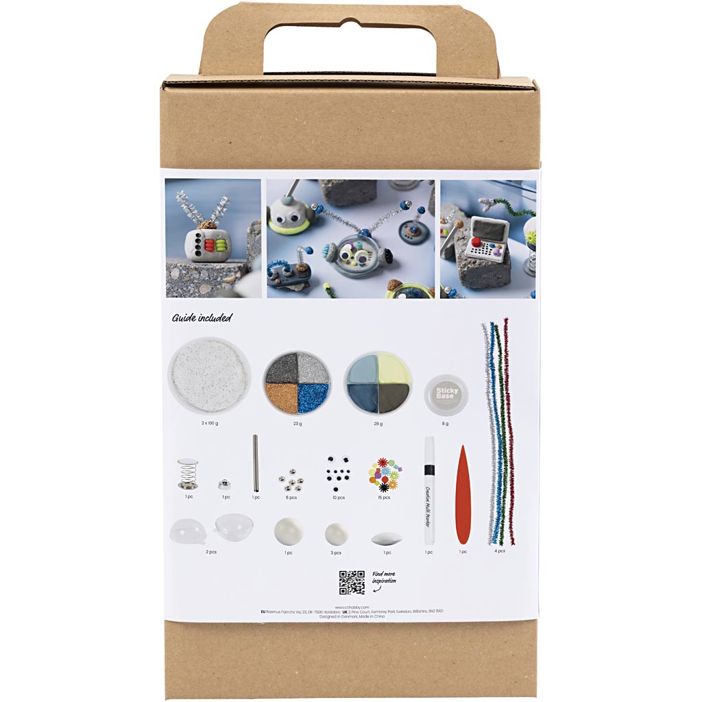 Kreativ virksomhed https: www.cchobby.nl hobbyset-boetseren-robot-blue-gray-red-silvered-1-box