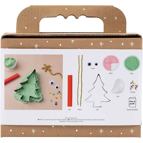 Kreativ virksomhed https: www.cchobby.nl mini-hobbyset-boetseren-christmas-treemonster-diverse-colours-1-doos