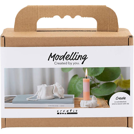 Kreativ virksomhed https: www.cchobby.nl mini-hobbyset-boetseren-lysestage-med-skaller-off-white-1-box