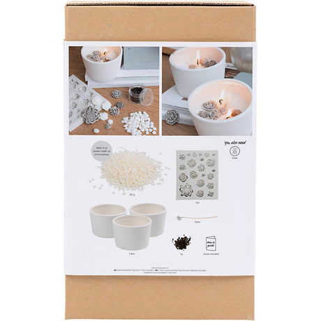 Creativ firma hobby sæt lysfremstilling, rosa, beige, hvid, creme, 1 æske