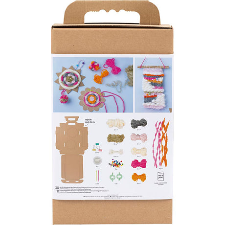 Creativ virksomhed https: www.cchobby.nl hobbyset-weaving-wall-mountings-diverse-colors-1-box