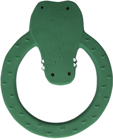 Trixie naturgummi rund bidering - Mr. Crocodile