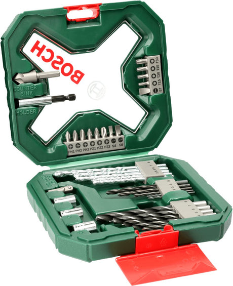 Bosch x-line boresæt - 34 dele - til træ, metal og sten