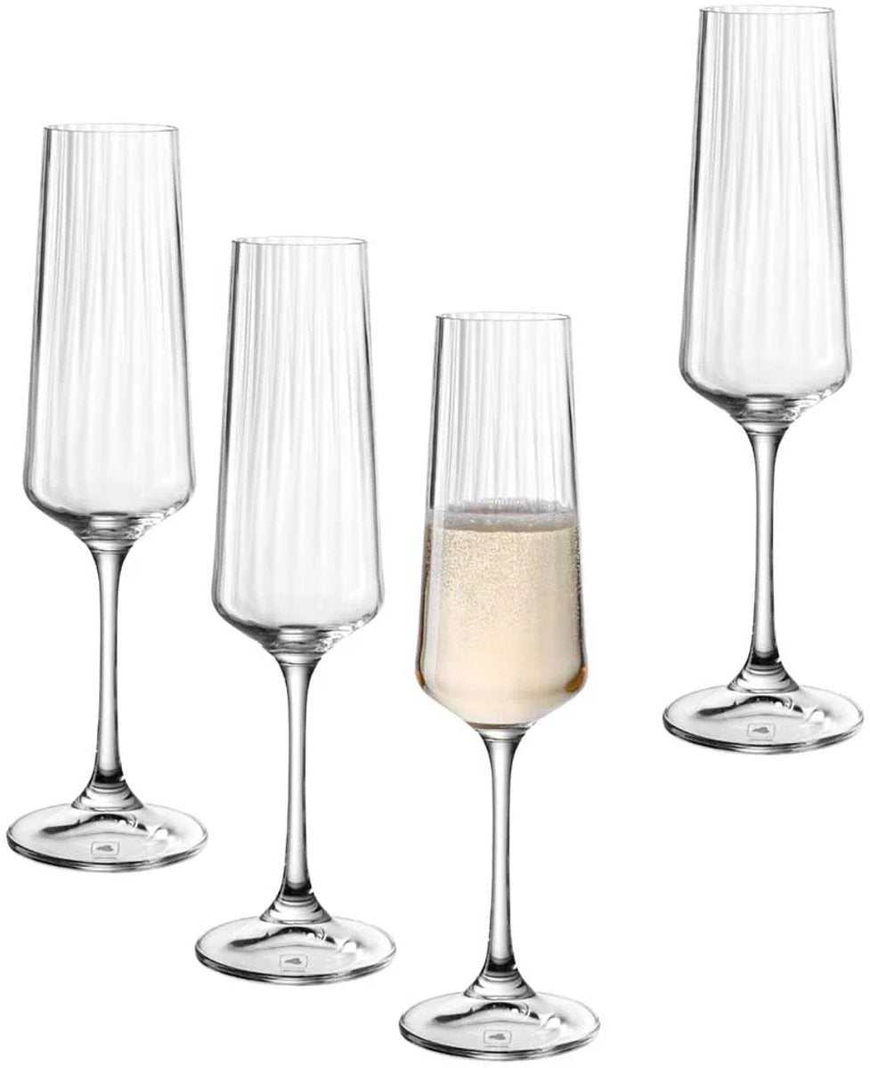 Leonardo paolo champagneglas 220ml - sæt 4
