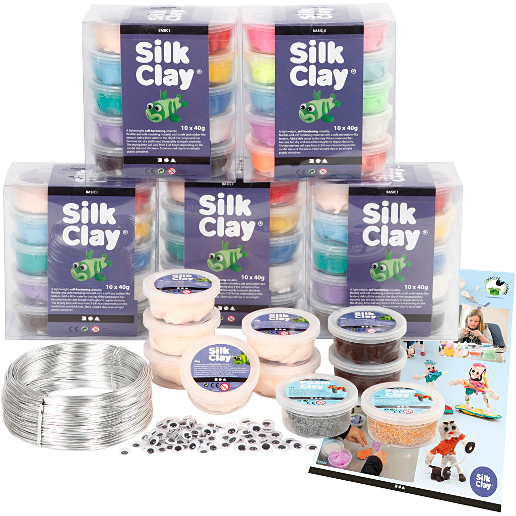 Https: www.cchobby.nl gruppe sæt-figurer-med-silke-ler-1-sæt