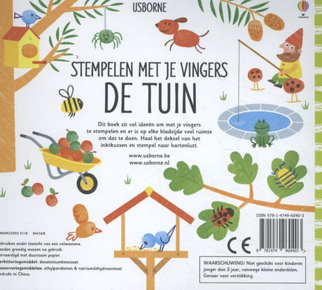 WPG-udgivere stempler med fingrene. haven. 4+