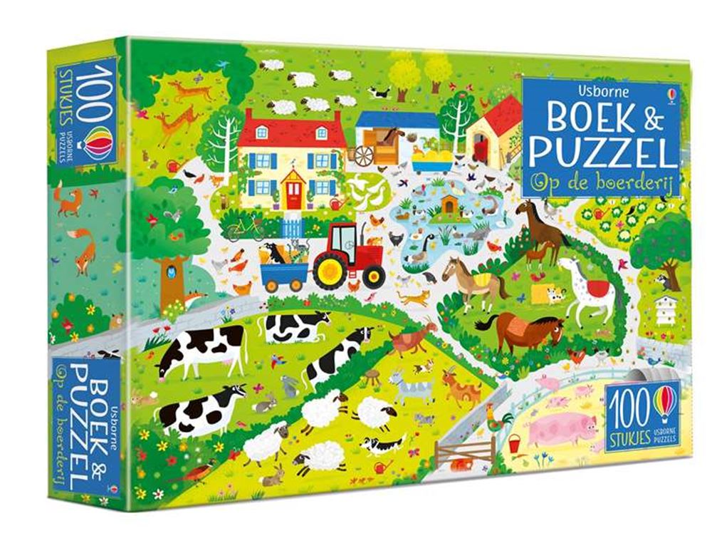Usborne on the farm bog-puslespil