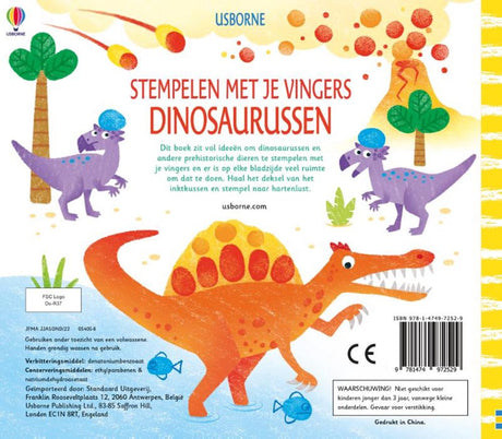 Wpg-udgivere stempler med fingrene - dinosaurer