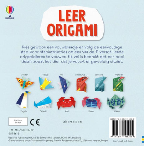 Central book house lær origami