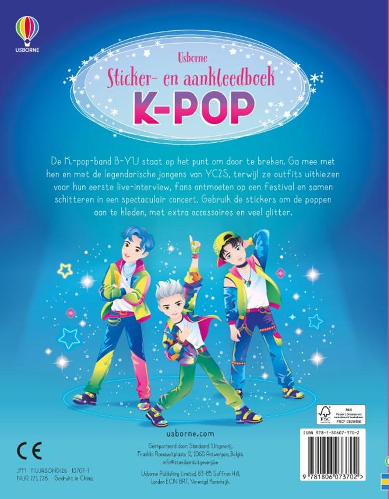 K-pop. stickerboek. 5+