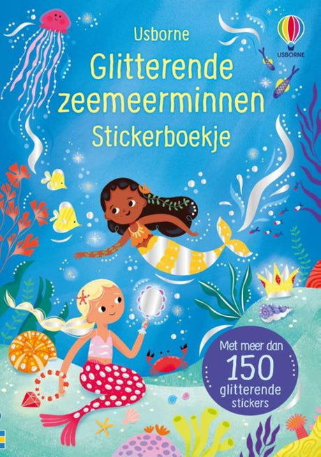 Glitrende havfruer. klistermærke bog.