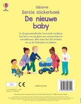 Den nye baby. klistermærke bog. 3+