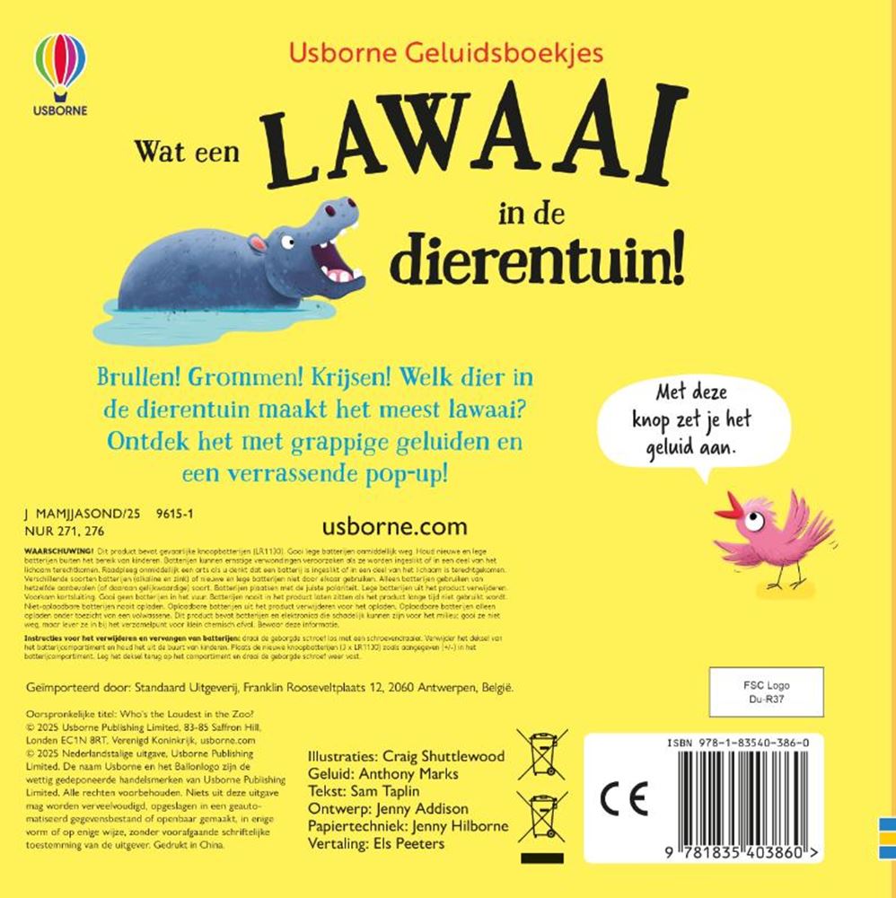Støj, hvilken larm i zoologisk have!
