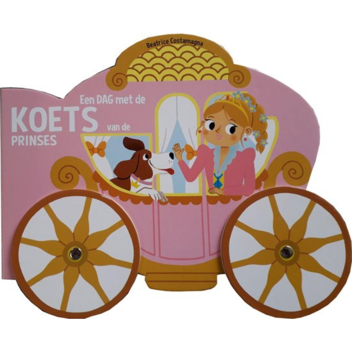 Board book en dag med prinsessens vogn