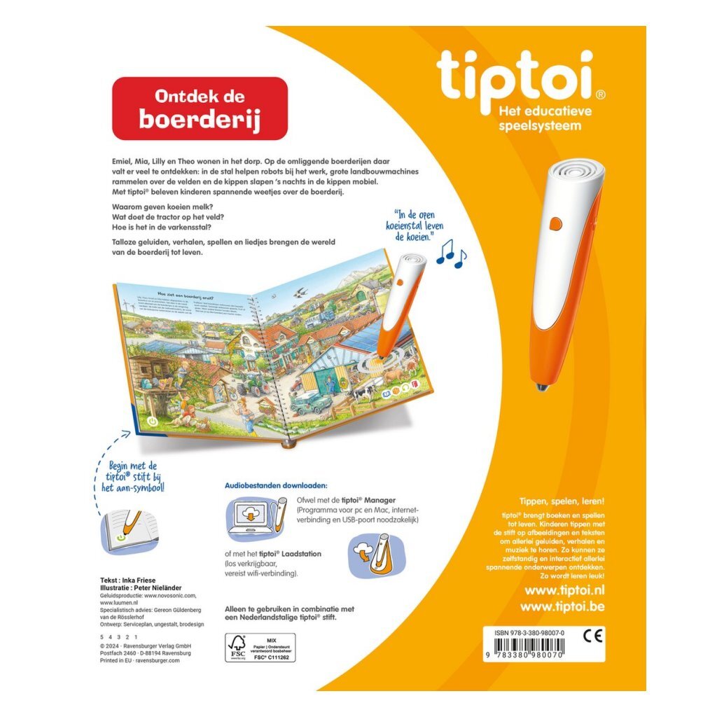 Ravensburger tiptoi® bog opdage gården