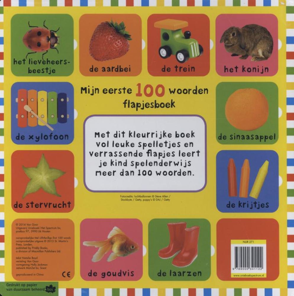 Mine første 100 ord (flipbog). 2