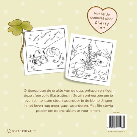 Forte creatief cozy kleurboek charm - | 3 stuks
