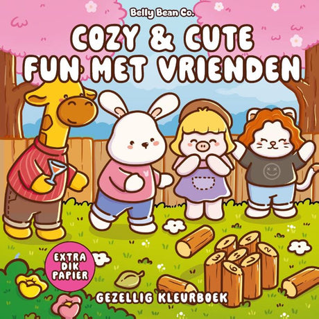 Forte creatief cozy cute kleurboek belly bean co. - cozy cute fun met vrienden