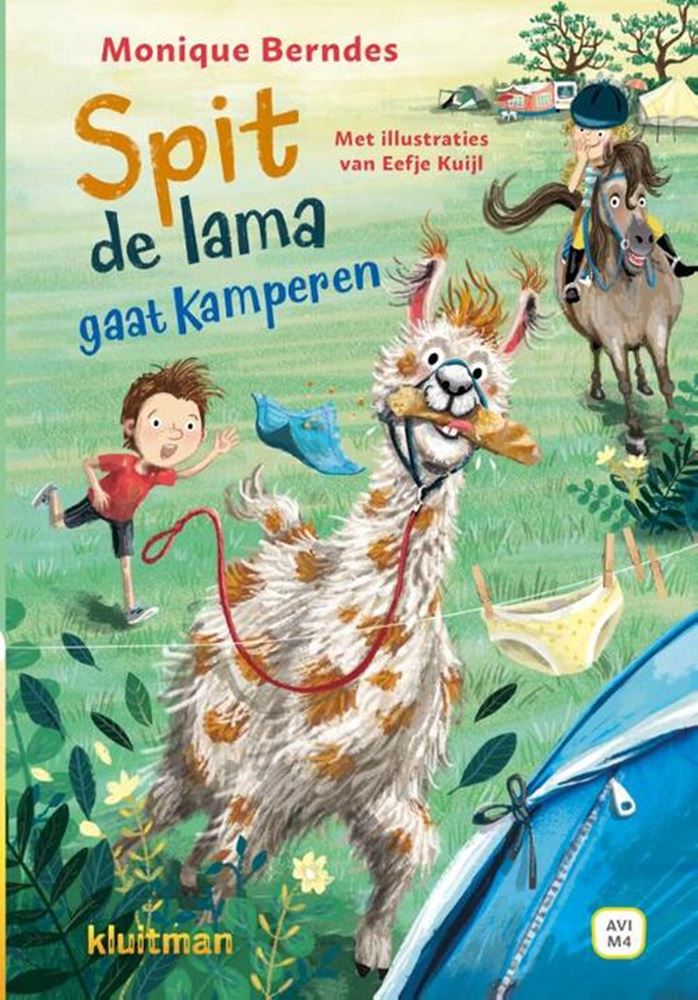Avi-m4: spytte lamaen tager på camping.