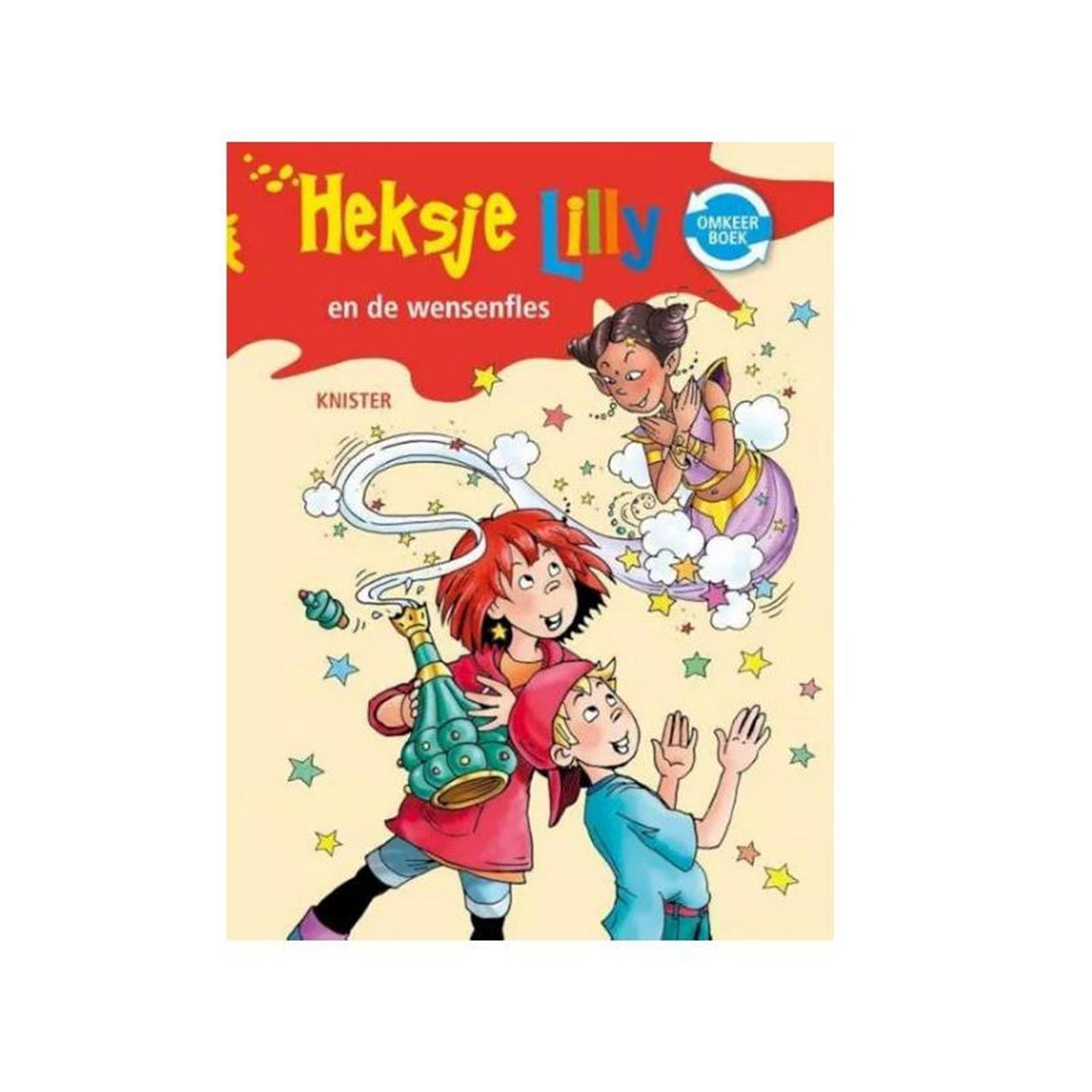Kluitman-heksen Lilly og vampyren med de vaklende tænder ønskeflaske-vendingbogen