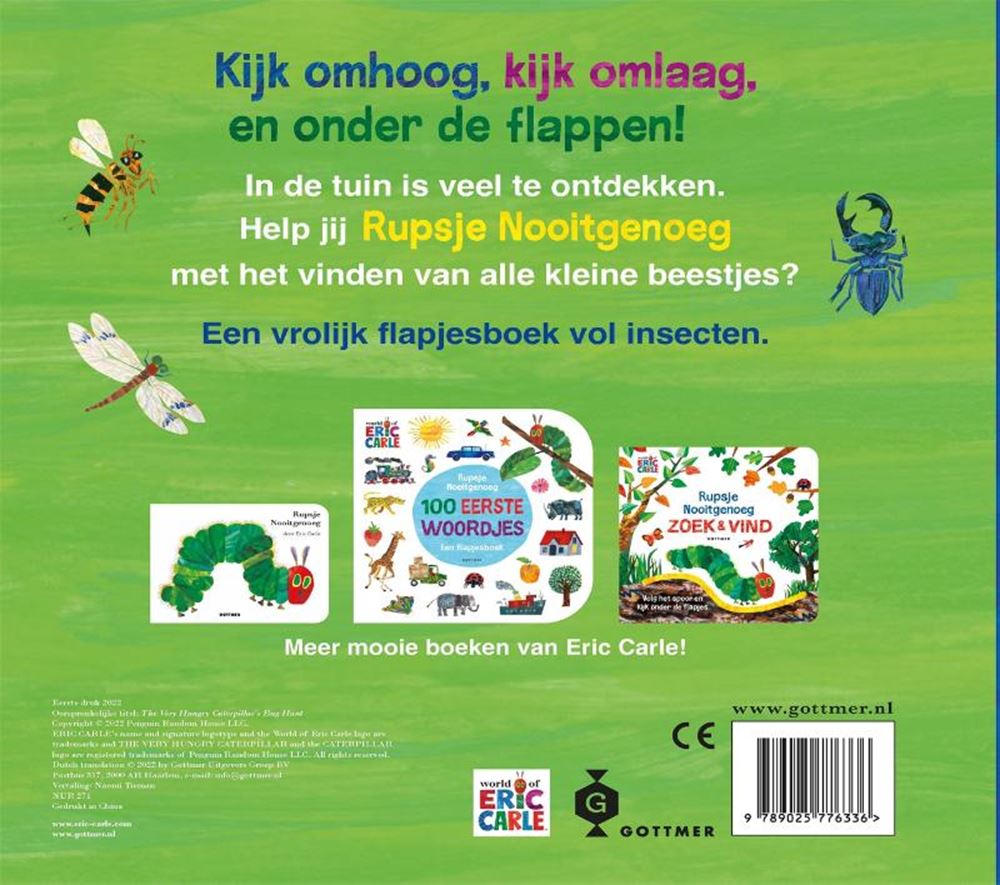 Gottmer forlag gruppe af larve neverenough, i haven. 1+