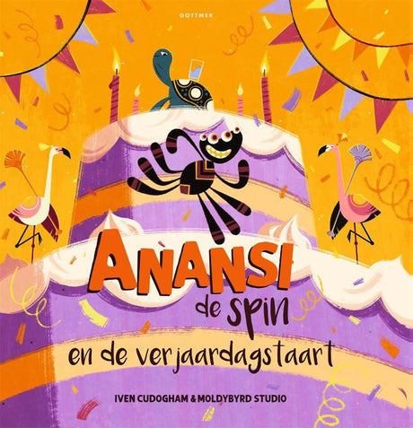 Gottmer forlagsgruppe anansi edderkoppen og fødselsdagskagen 3+