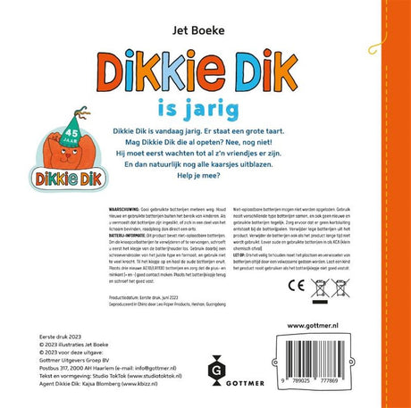 Gottmer forlagsgruppe dikkie dik har 2+ fødselsdag