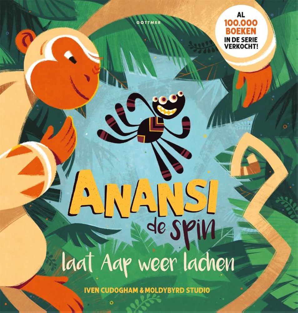 Gottmer forlagsgruppe anansi edderkoppen får aben til at grine igen. præ