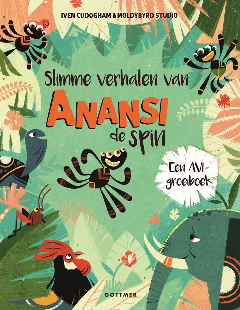 Gottmer forlag grupperer smarte historier fra edderkoppen Anansi. 7+