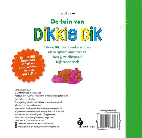 Board book the garden of dikkie dik 2+