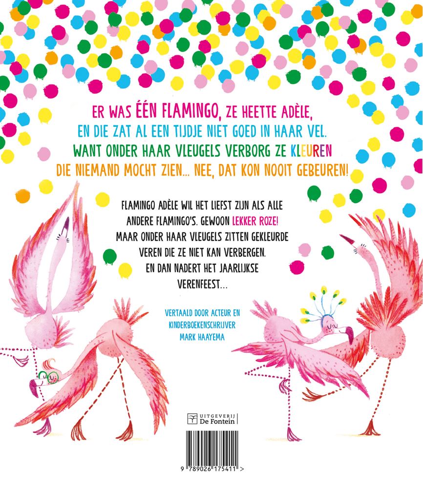 Billedbog: regnbueflamingoen. 3+