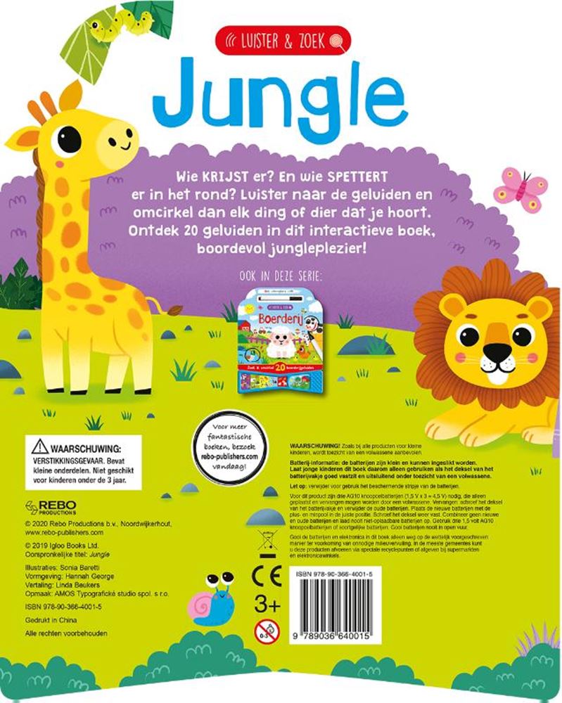 Lyt og søg, jungle. 3+