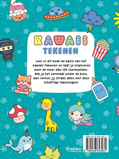 Rebo forlag kawaii tegning. 3+