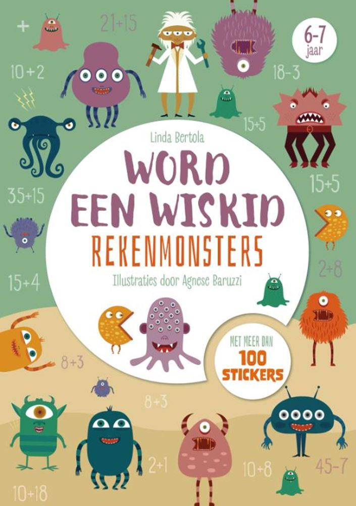 Rebo forlag matematikmonstre - bliv et matematikbarn. 6+