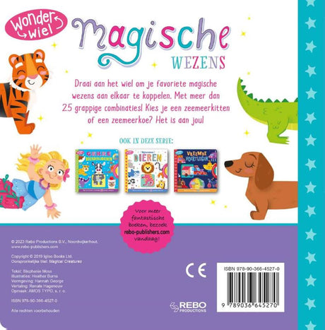 Rebo Publishers Magical Creatures - Wonder Wheel 2+