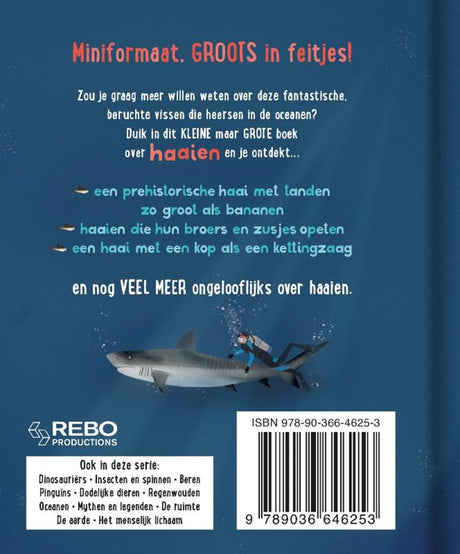 Rebo udgiver den lille, men store bog om: hajer