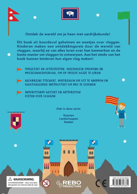 Rebo forlags flag - vild med verden 6+