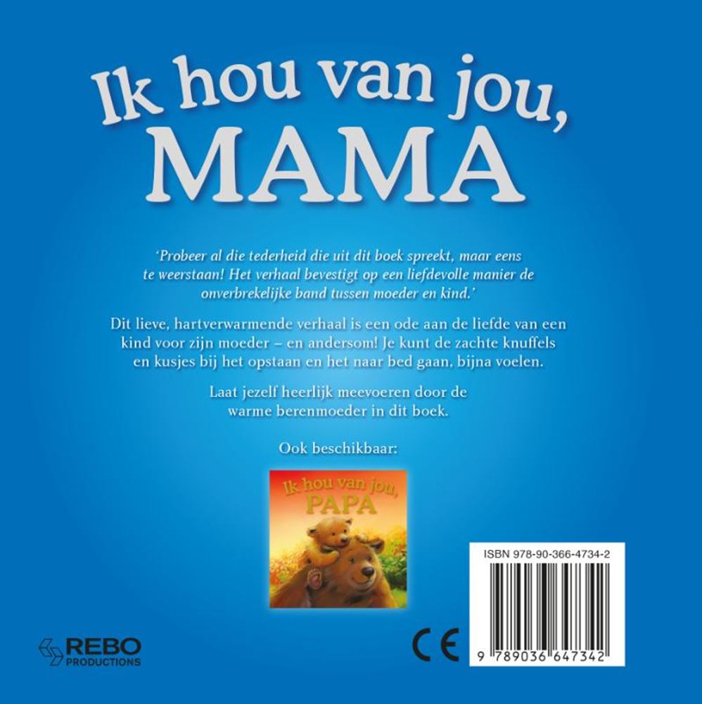 Rebo forlag jeg elsker dig mor 0+