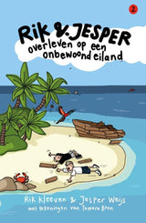 Rik og Jesper overlever på et ubeboet land