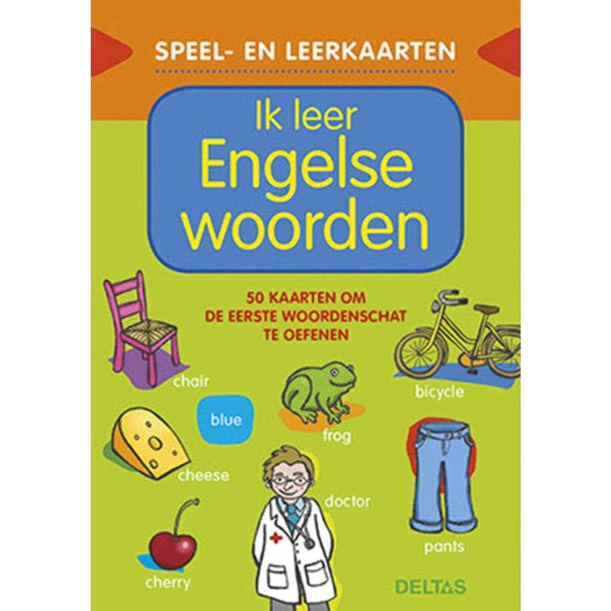Deltas Jeg lærer engelske ord - spil og lær kort