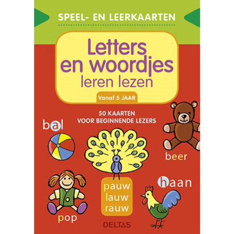 Deltas Play and Learning Cards - Lær at læse bogstaver og ord (5+)