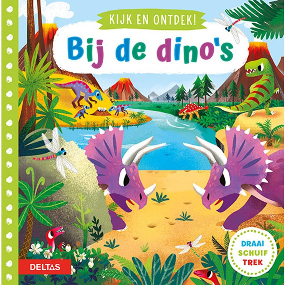 Deltas se og opdag! - med dinosaur-klapbogen