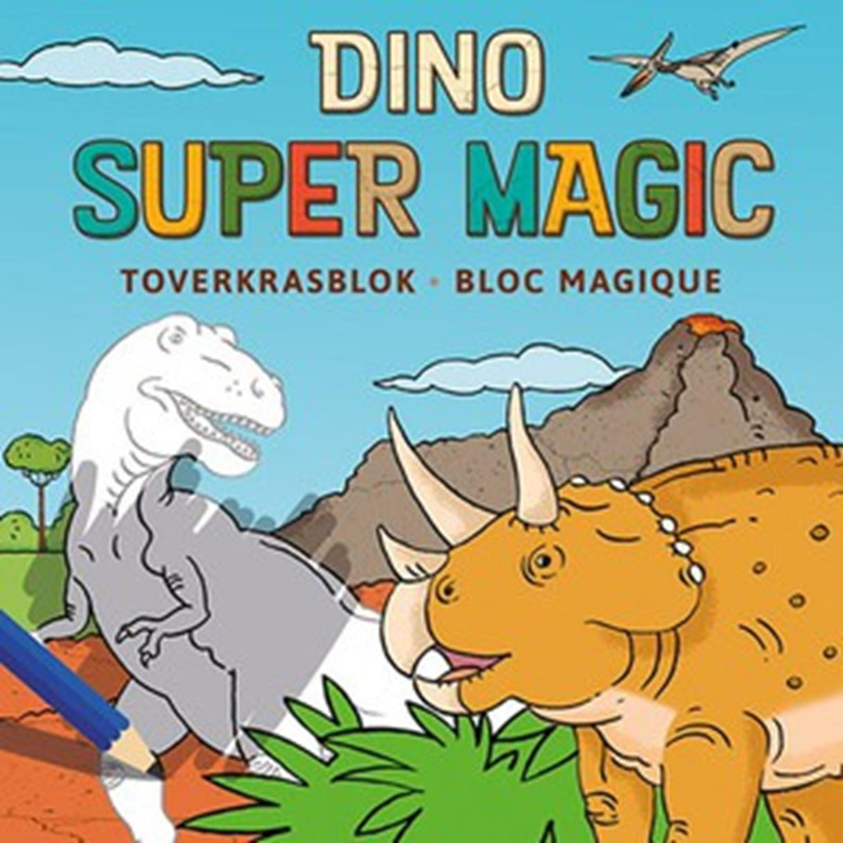 Deltas dino super magiske magiske skrabeblok