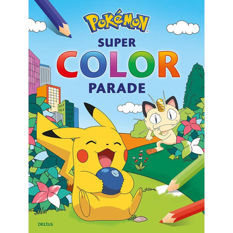 Pokemon pokémon super farveparade malebog